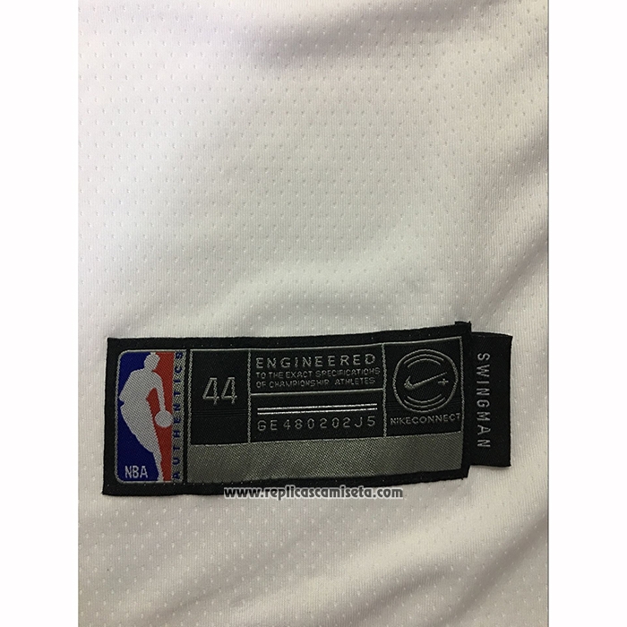 Camiseta Los Angeles Lakers Lebron James #23 Association 2018 Blanco